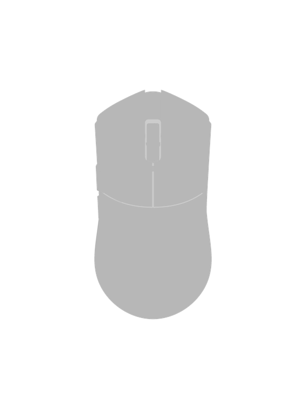 WLMouse BEAST G Medium Wireless - Gaming muis - Optisch - 5 knoppen - Wit