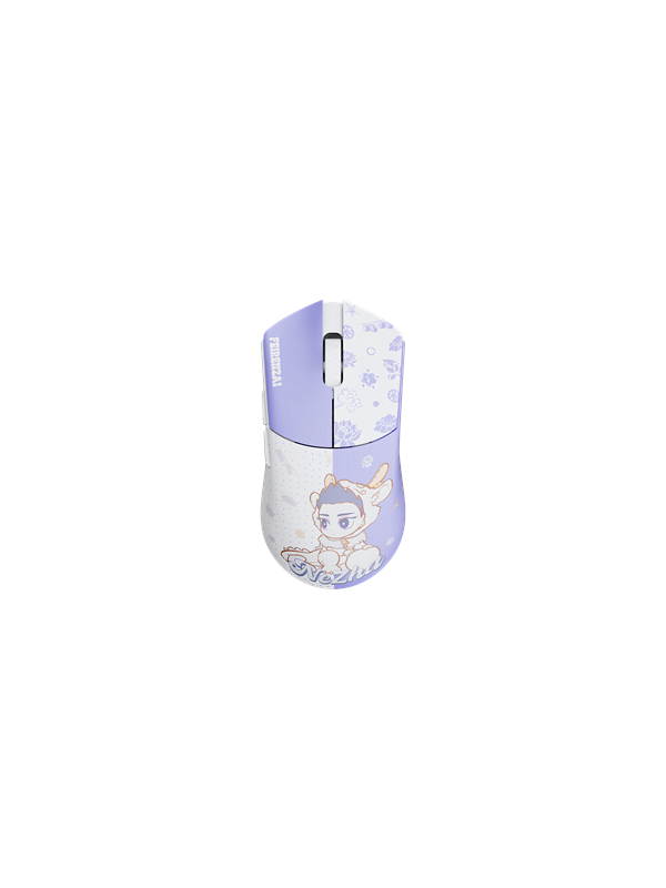 WLMouse BEAST G Medium Wireless X FEIRENZAI - Purple (Limited Edition) - Gaming muis - Optisch - 5 knoppen - Paars