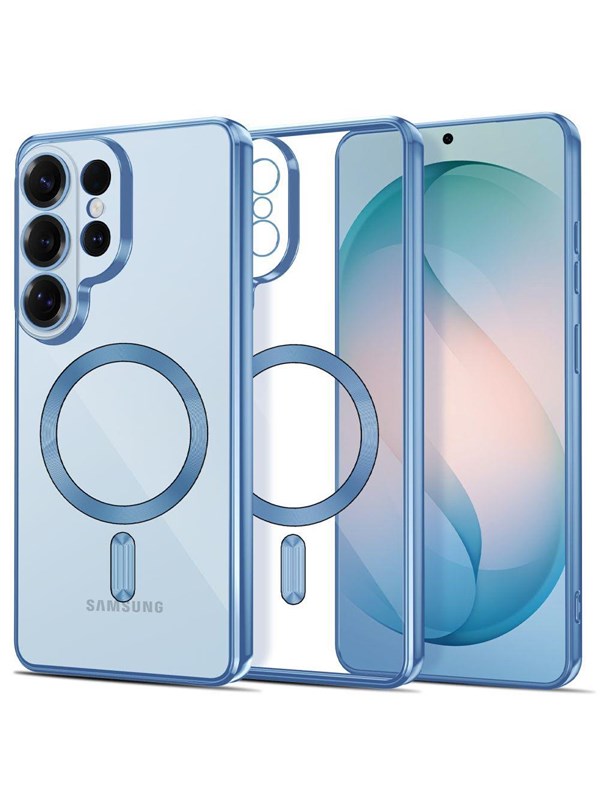Tech-Protect MagFlex Case for Samsung Galaxy S26 Ultra - Clear Blue