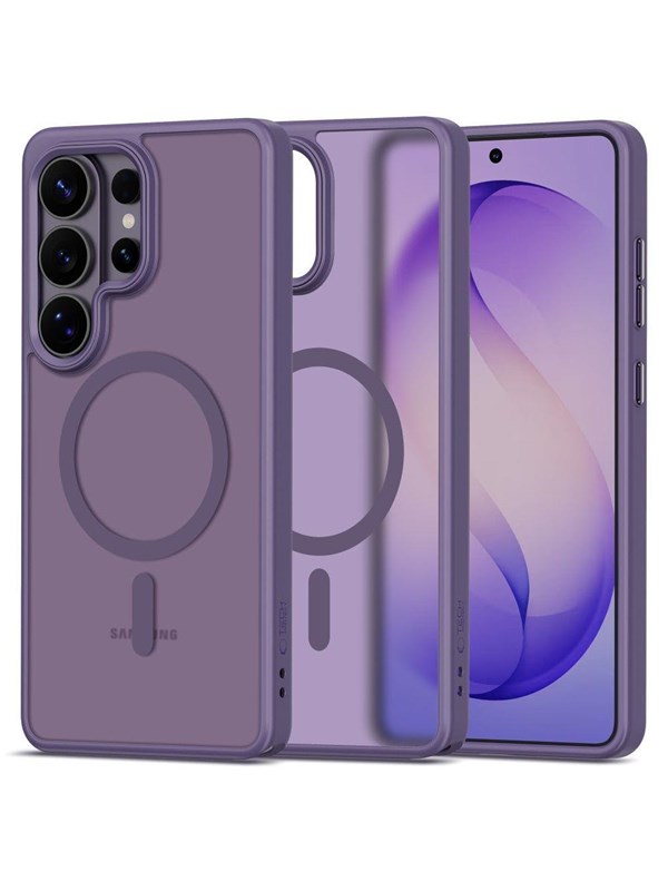Tech-Protect Magmat MagSafe Case for Samsung Galaxy S26 Ultra - Purple Matte