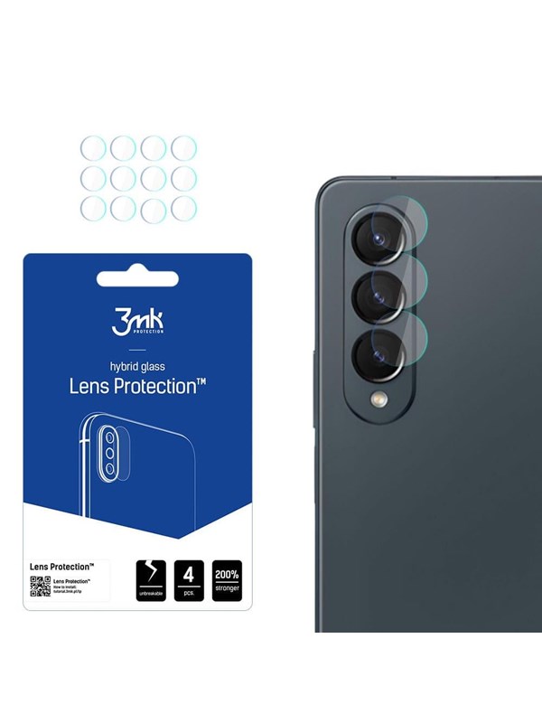 3mk Lens Protection Hybrid Camera Glass for Samsung Galaxy Z Fold 4 (front)