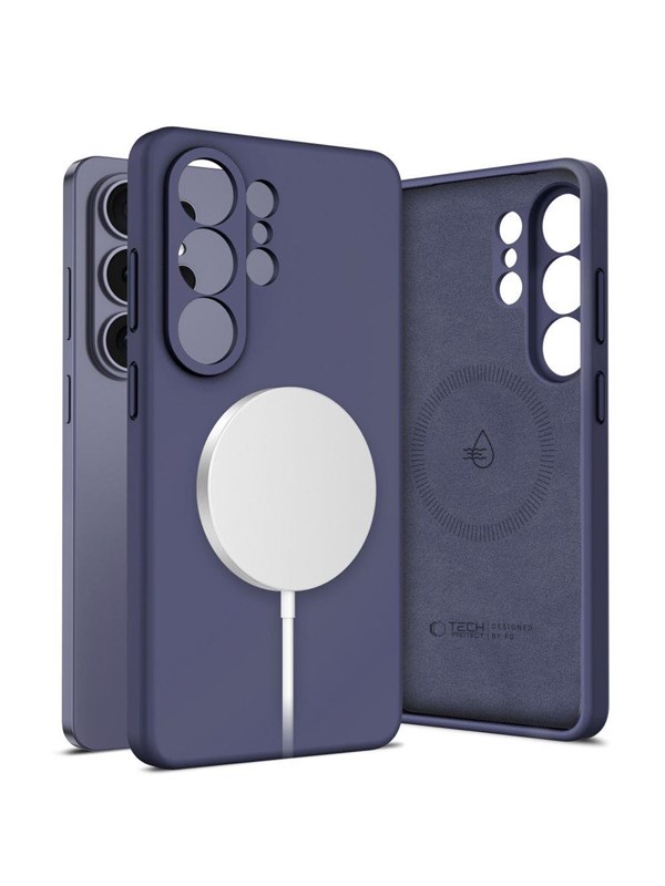 Tech-Protect Silicone MagSafe Case for Samsung Galaxy S26 Ultra - Purple