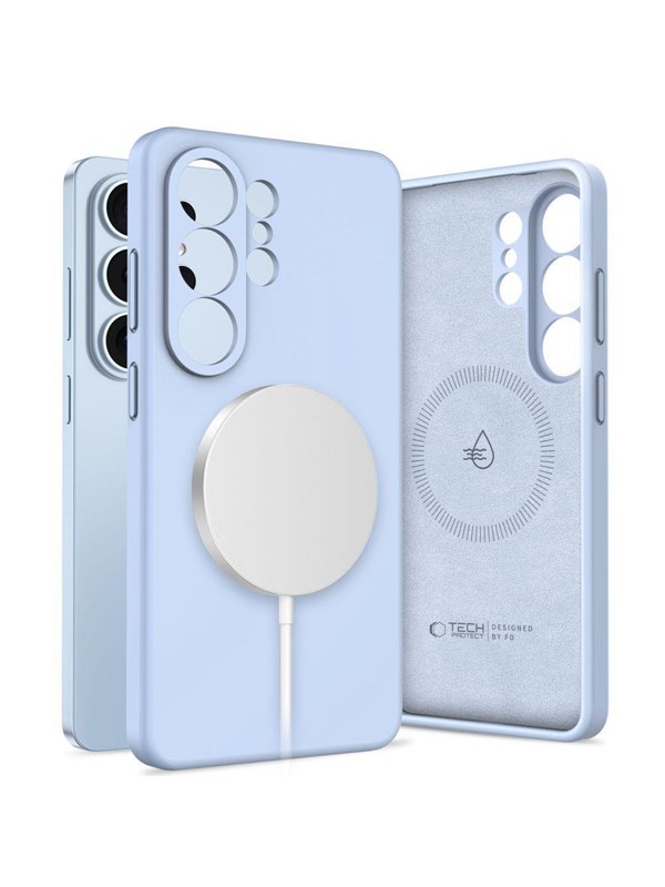 Tech-Protect Silicone MagSafe Case for Samsung Galaxy S26 Ultra - Blue
