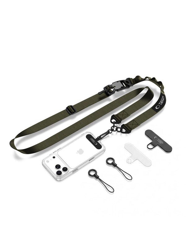 Tech-Protect C9S Rope Crossbody Phone Lanyard - Green