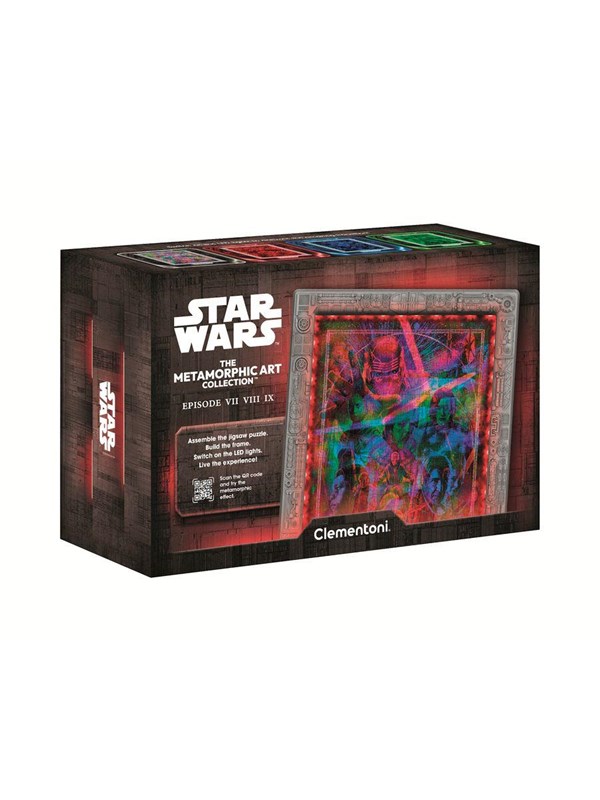 Clementoni Puslespil Star Wars - Ep.VII-VIII - Metamorphic Art Collection 520 Brikker 2D Puzzels