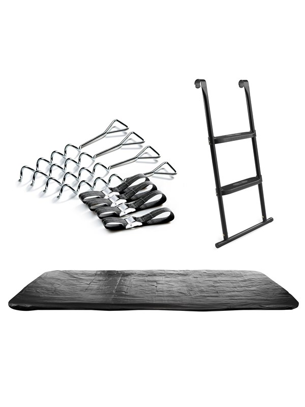 Salta Afdekhoes, ladder en verankering t/396 x 244 cm trampoline