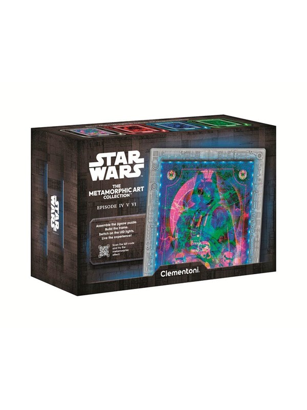 Clementoni Puslespil Star Wars - Ep.IV-V-VI - Metamorphic Art Collection 520 Brikker 2D Puzzels