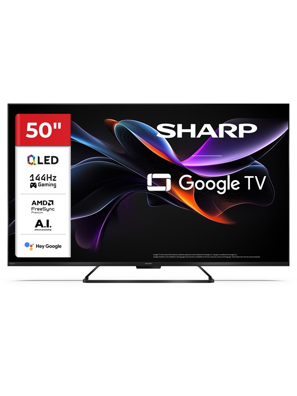 Sharp 50" Flat screen TV LED 4K 50HR7265E 50" LED-backlit LCD TV - QLED - 4K
