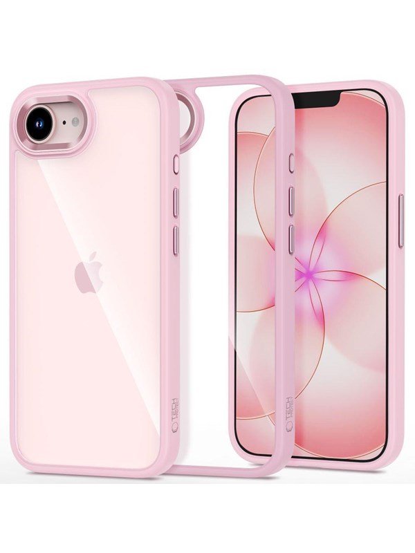 Tech-Protect Magmat Case for iPhone 16e / 17e - Clear Pink