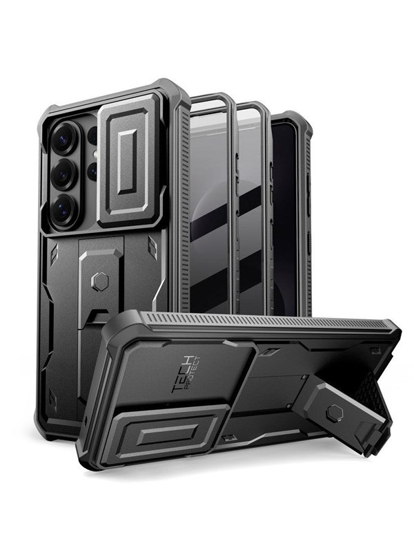 Geschikt voor Samsung Galaxy S26 Ultra Tech Protect 360 graden bescherming