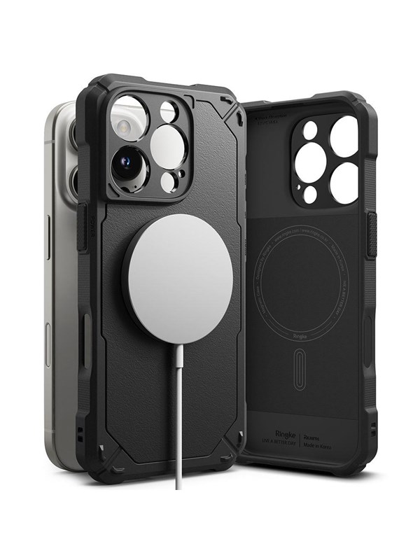 Ringke Rugged Gear MagSafe Case for iPhone 16 Pro - Black