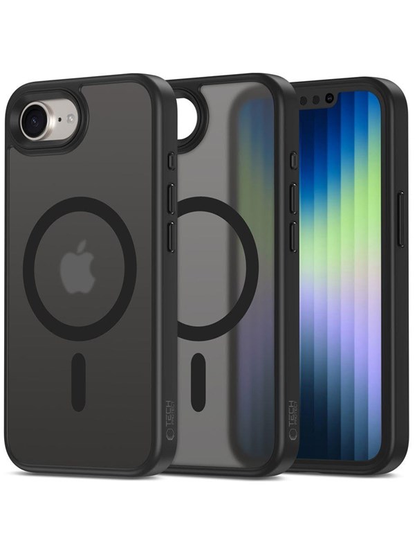 Tech-Protect MagMat MagSafe Case for iPhone 16e / 17e - matt black
