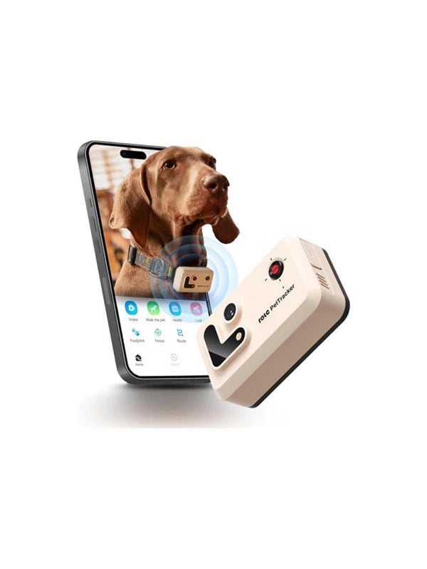 Enabot | ROLA PetTracker-GPS Tracker for Pets | Moonlight white