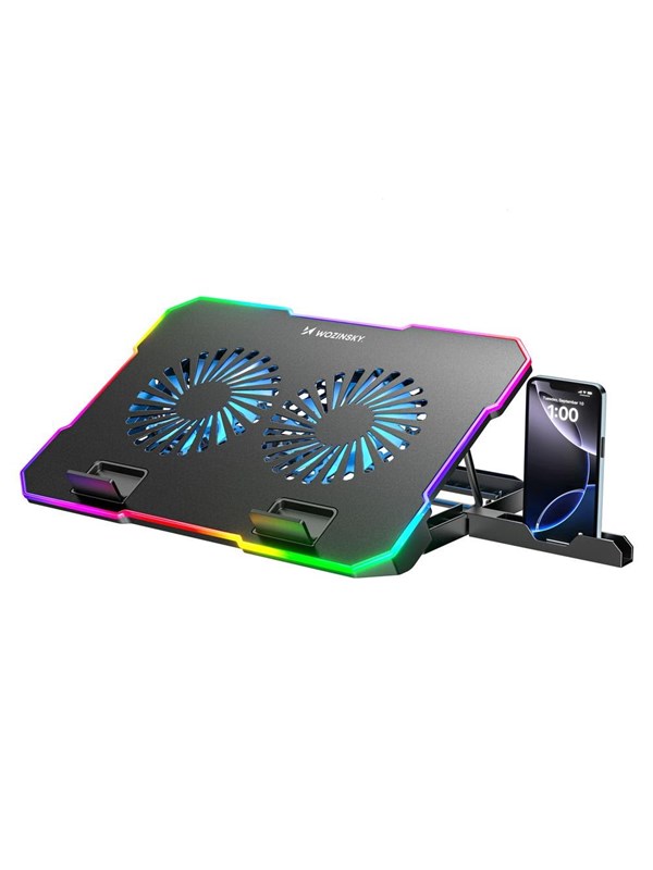 Wozinsky WDCX-A26 NitroCool RGB Gaming Laptop Cooling Pad - Black