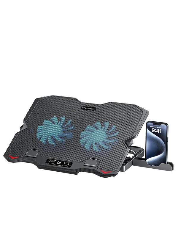 Wozinsky WDCX-015 StormPad RGB Gaming Cooling Laptop Stand - Black