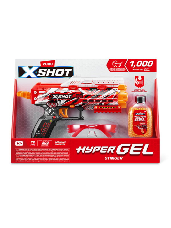 X-shot Hyper Gel Stinger Blaster (1000 Pellets)