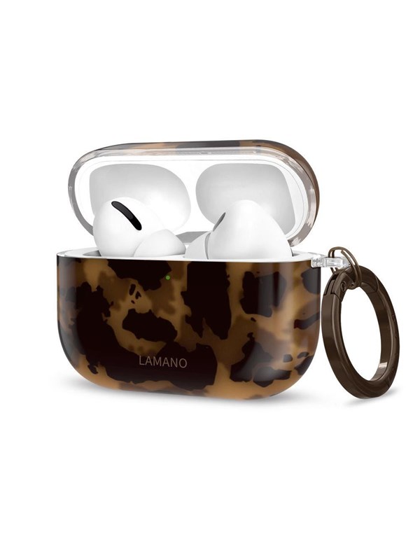 Tech-Protect Lamano Case for AirPods Pro 1 / 2 - Black & Brown