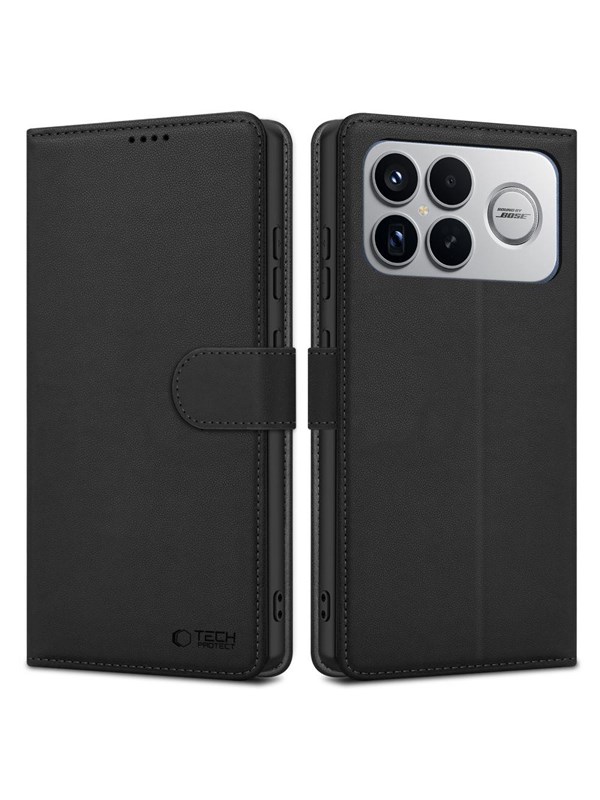 Tech-Protect Wallet Case for Xiaomi Poco F8 Ultra - Black