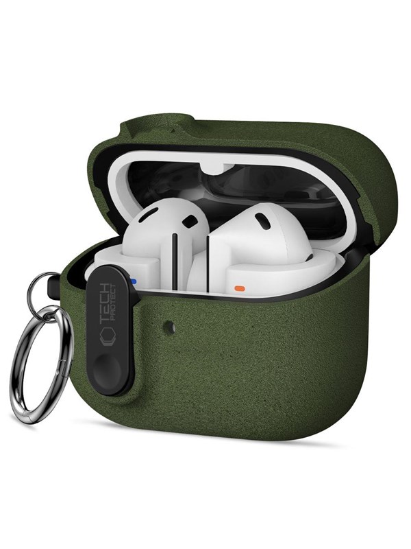 Tech-Protect Slim Hook Case for Samsung Galaxy Buds 3 / 3 FE / 3 Pro - Green