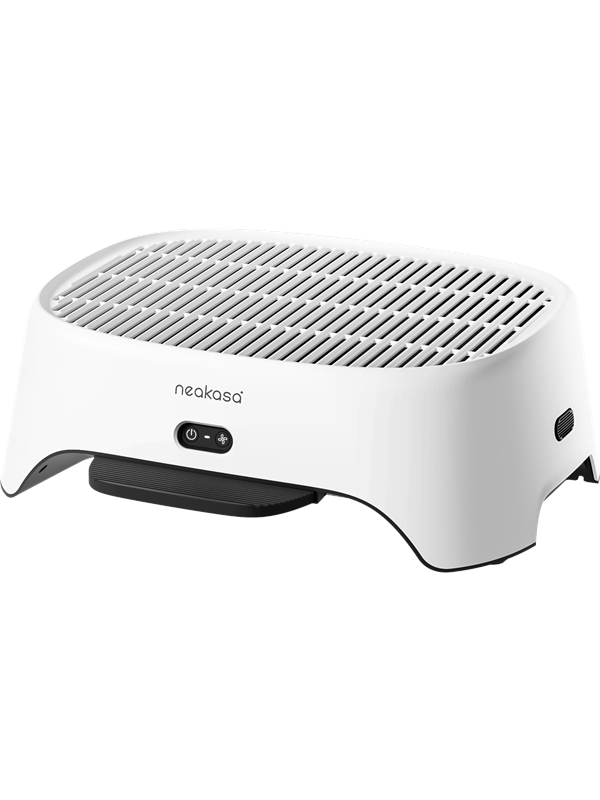 Neakasa AirStep Opstapkruk met Luchtreiniger - Kattenbak Step met Geurfilter en Gritopvang - Grijs