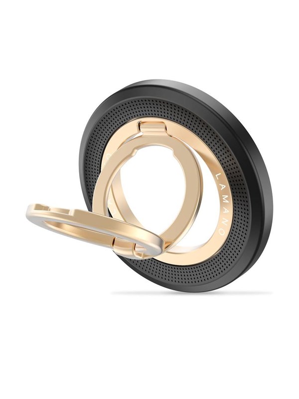 Tech-Protect MMR700 Lamano MagSafe Magnetic Phone Holder - Black & Gold