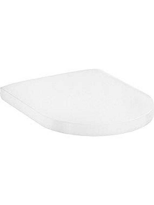 Hansgrohe elupura s wc seat and cover with top fix white