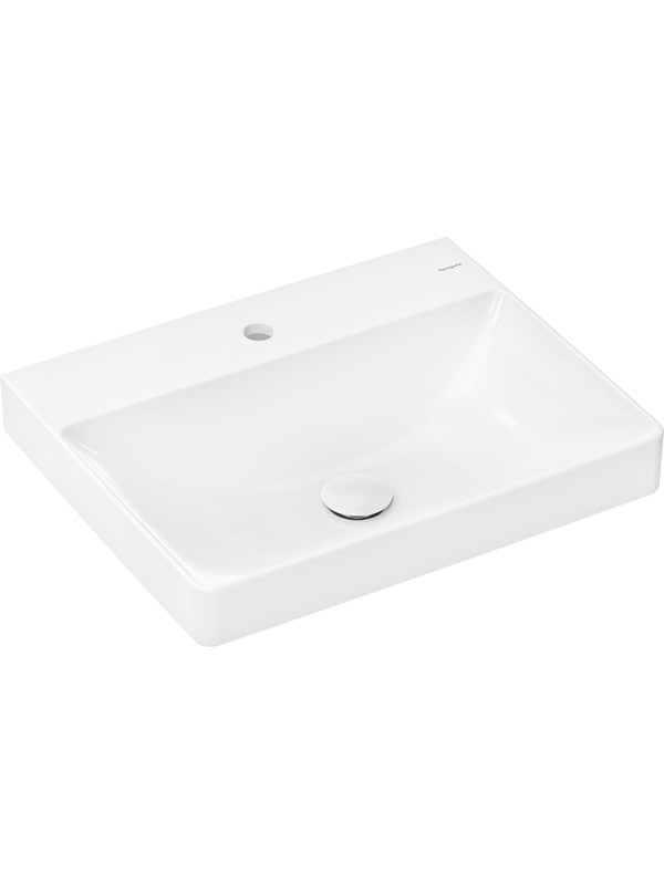 Hansgrohe xelu q wash basin 600/480 with tap hole without ov