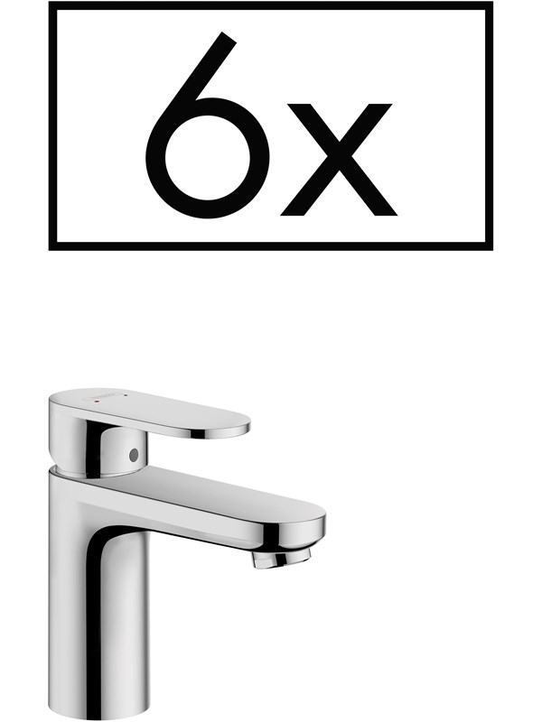 Hansgrohe vernis blend 1-grip wash basin mixer 70 incl. lift