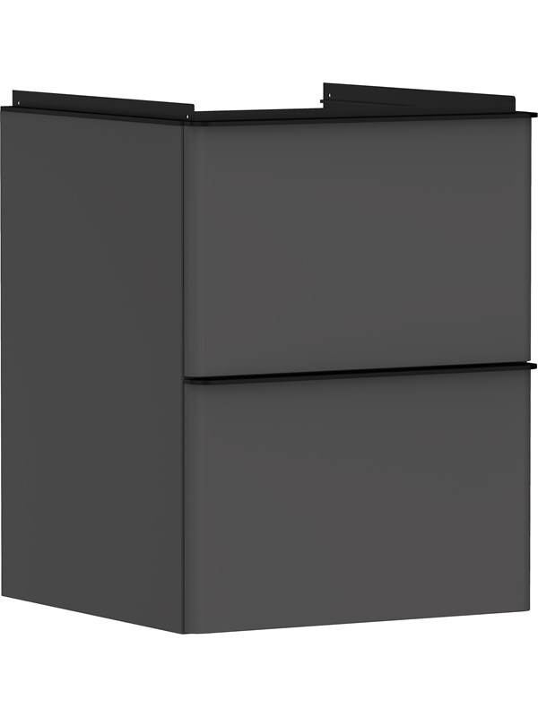 Hansgrohe xelu q vanity unit diamond matt grey 480/475 with