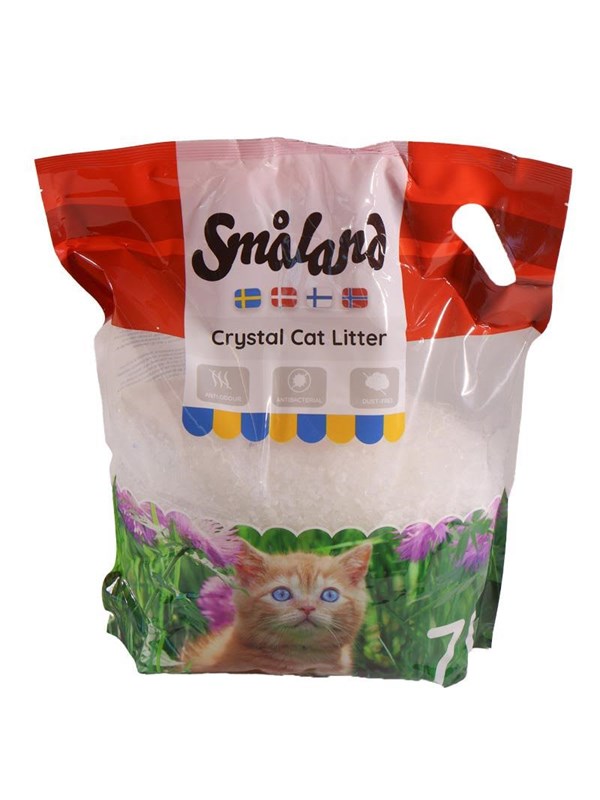 Småland Crystal kattsand 7L