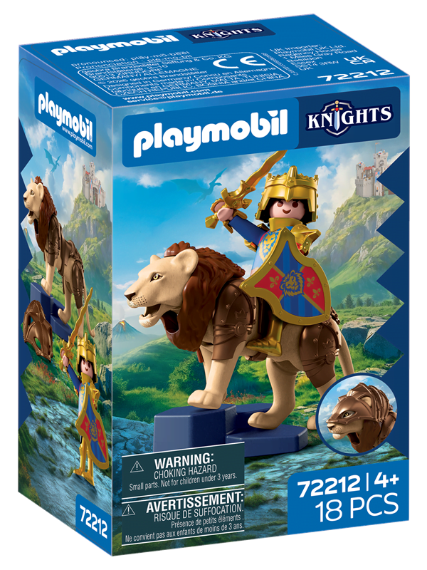 Playmobil Knights Leeuw met Gouden Ridder - 72212