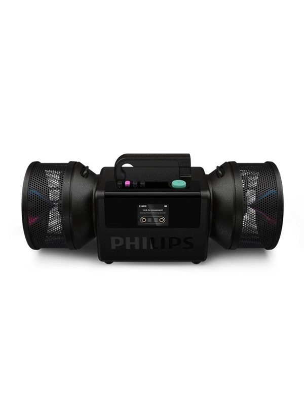 PHILIPS TAMS80B/00 The Tube - Bluetooth Speaker - 280W - 24 Uur Accuduur - IP67 Waterdicht - Auracast - Bluetooth 6.0 - Powerbank - Zwart