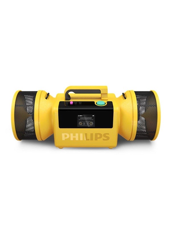 PHILIPS TAMS80Y/00 The Tube - Bluetooth Speaker - 280W - 24 Uur Accuduur - IP67 Waterdicht - Auracast - Bluetooth 6.0 - Powerbank - Geel