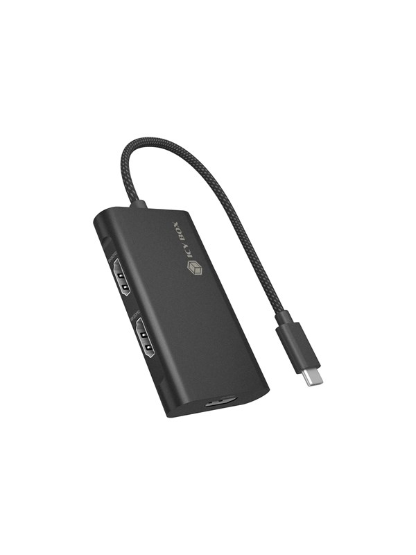 ICY BOX Adapter voor USB Type-C naar 3x HDMI