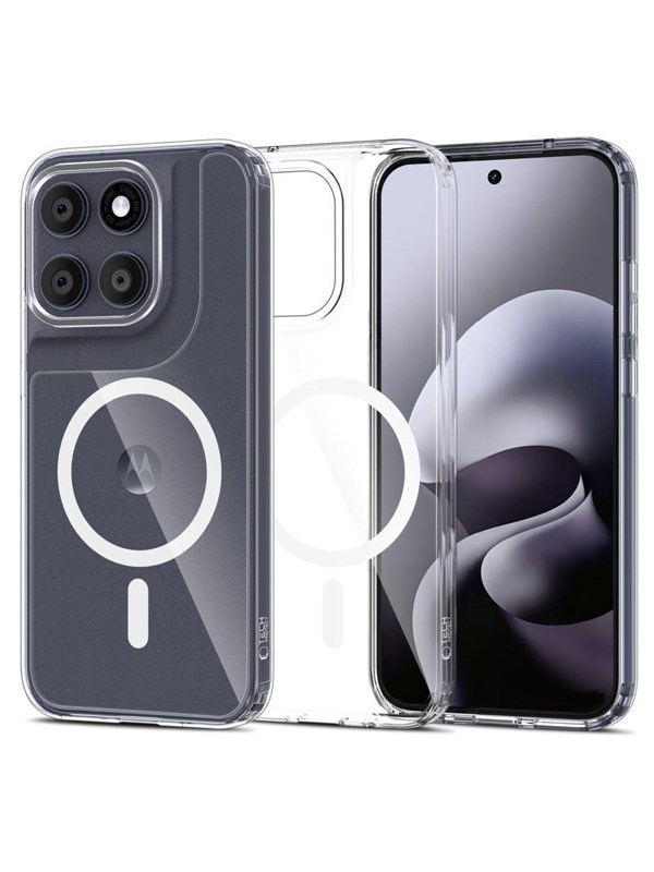 Tech-Protect FlexAir Hybrid MagSafe Case for Motorola Moto G67 / G77 - Transparent