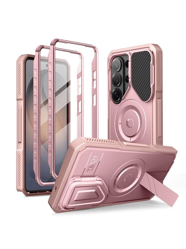 Tech-Protect Kevlar MagSafe 2-Set Case for Samsung Galaxy S26 Ultra - Pink