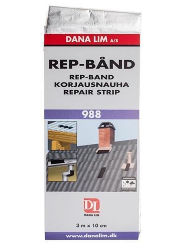 Dana Lim 988 reparatietape 3m x 10cm aluminiumkleurig