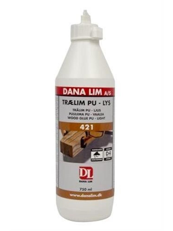 Dana Lim 421 houtlijm PU helder gelig