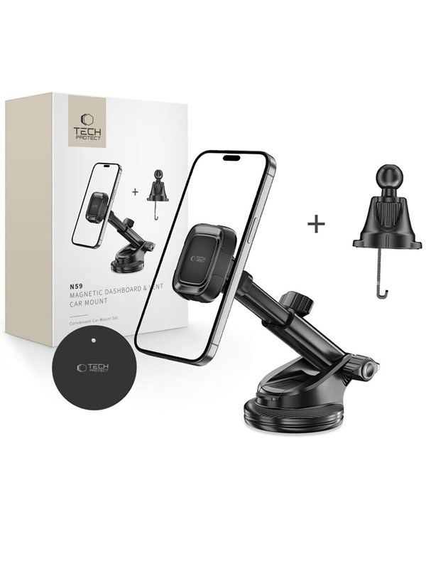 Tech-Protect N59 Magnetic Holder - Black