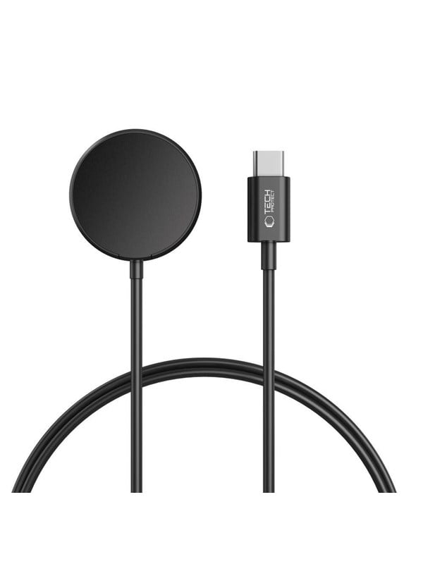 Tech-Protect MC03 UltraBoost Inductive Charger for Samsung Galaxy Watch USB-C 100cm - Black