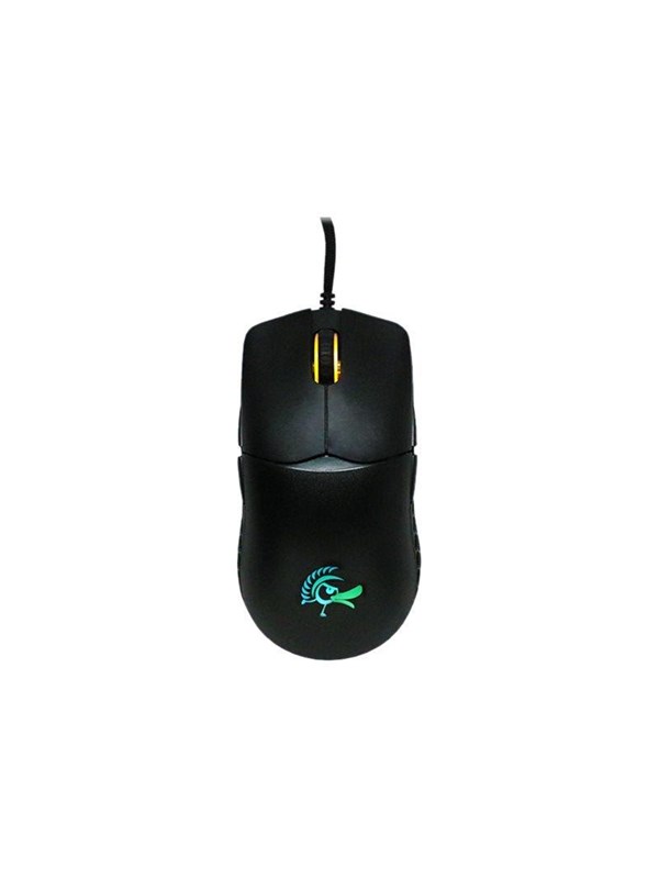 Ducky Feather DMFE20O - mouse - USB 2.0 - Muis - Optisch - 7 knoppen - Zwart