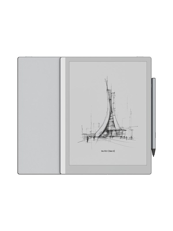 BOOX Go 10.3 Gen II + InkSense Styluspen - E-inkt e-book reader, monochroom, teken tablet, Notities, Agenda, Android 15, Play store, Stylus Pen