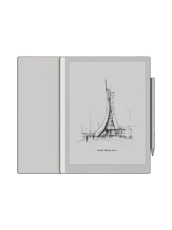 BOOX Go 10.3 Gen II Lumi + InkSense Styluspen - E-inkt e-book reader mét verlichting, monochroom, teken tablet, Notities, Agenda, Android 15, Play store, Stylus Pen