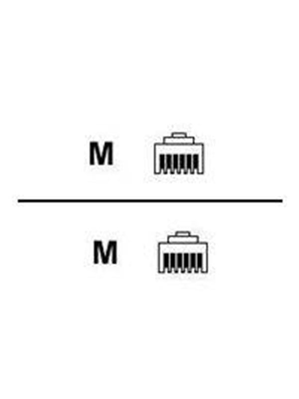 EFB NORDIC EFB-Elektronik network cable - 1 m - black - Zwart - 1m
