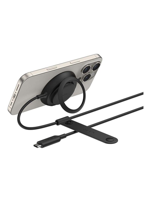 Belkin UltraCharge 25w Qi2 Pad with kickstand - Black