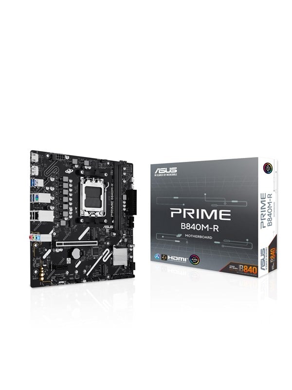 ASUS PRIME B840M-R Moederbord - AMD B840 - AMD AM5 - DDR5 RAM - Micro-ATX