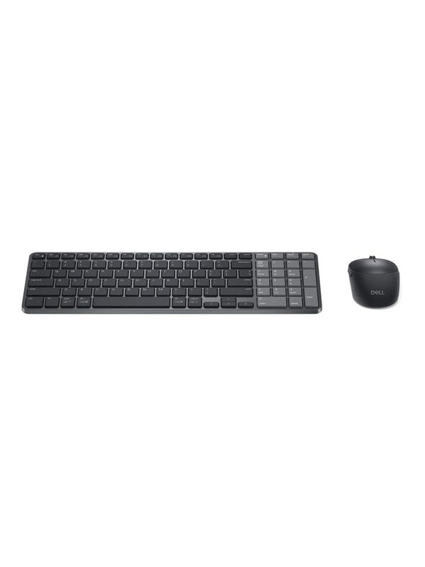 Dell Pro 7 KM746 - keyboard and mouse set - rechargeable compact - QWERTY - Spanish - black Input Device - Keyboard and mouse set - Spaans - Zwart