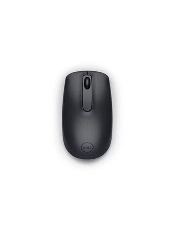 Dell WM118 - mouse - 2.4 GHz - black - Muis - Optisch - 3 knoppen - Zwart