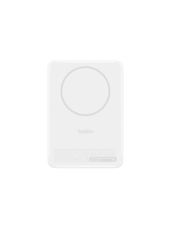 Belkin BoostCharge power bank - slim magnetic - USB-C magnetic - 15 Watt - 5 Ah
