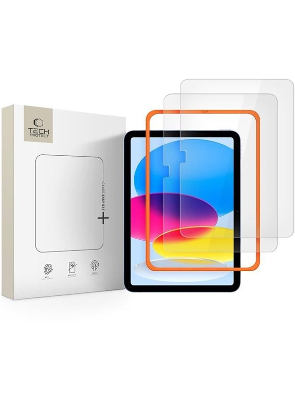 Tech-Protect Easy Set+ 2-pack Tempered Glass for iPad 10.9" 2022 / iPad 11" 2025